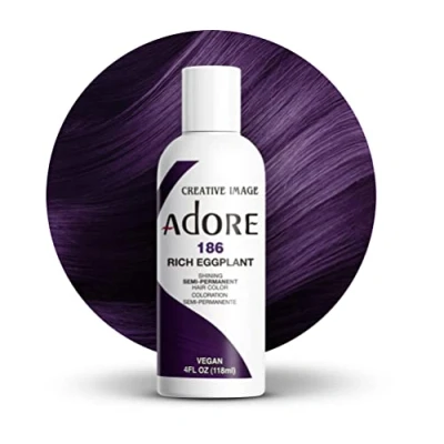Afbeelding van Adore col. Rich Eggplant 4 Oz. (186) haarverf