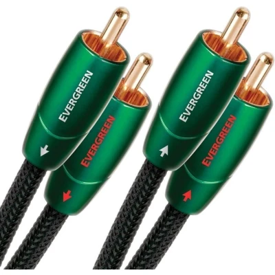 Afbeelding van Audioquest Evergreen 2x RCA naar Kabel Audio 0,6m