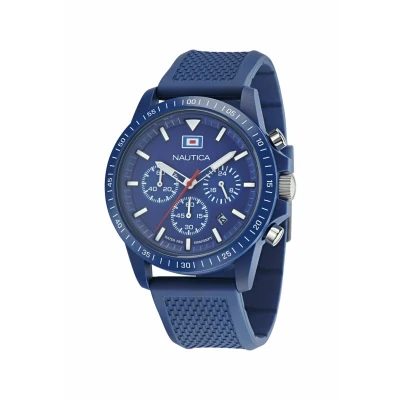 Afbeelding van Nautica One Chronograaf, Heren, Maat: Size, Blue