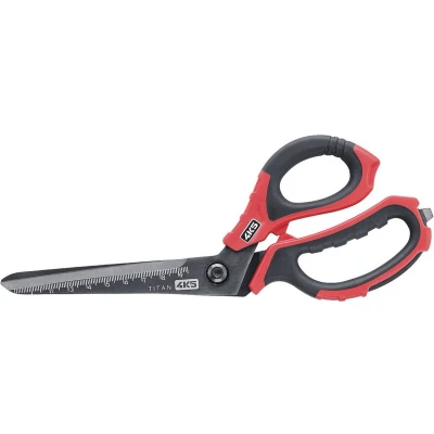 Afbeelding van 4K5 Tools 600.501A Universele schaar Linkshandig, Rechtshandig Zwart/rood