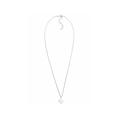 Afbeelding van Elli Clover LEAF Ketting, Dames, Maat: 40, Silber