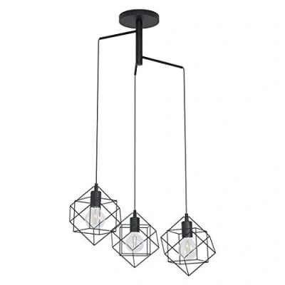 Afbeelding van EGLO Straiton Hanglamp E27 Ø 64,5 cm Zwart