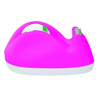 Afbeelding van Scotch Tafeldispenser C29 roze + 1 rol Magic plakband 19 mm x 8,89 m