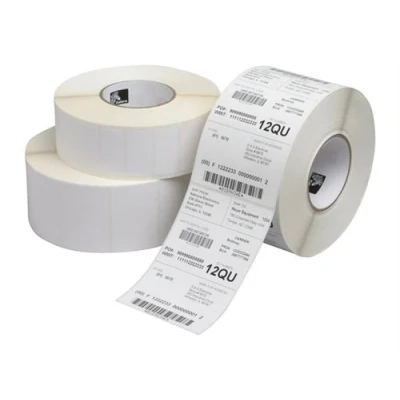 Afbeelding van Zebra 800294 605 Etiket Zwart op wit (102 mm x 33 mm) 12 rollen