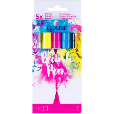 Afbeelding van Ecoline Brush Pen set Primair 5 colours