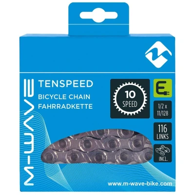 Afbeelding van E bike ketting 10 speed 1/2 x 11/128&quot; 116 schakels inclusief sluitschakel