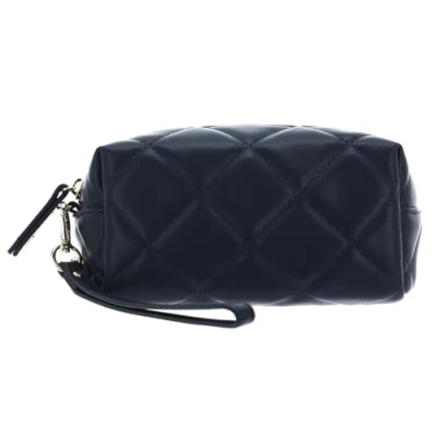 Afbeelding van VALENTINO Toilettas Ocarina Soft Cosmetic Case Blu Donkerblauw