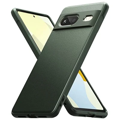 Afbeelding van Ringke Onyx Beschermhoes compatibel met Google Pixel 7, verbeterde grip, robuust, flexibel TPU, voor 7 5G (2022), donkergroen