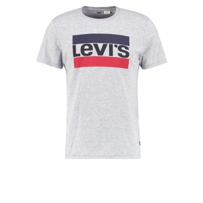 Afbeelding van Levi&#039;s Sportswear LOGO TEE Tshirt print, Heren, Maat: Small, Grey heather