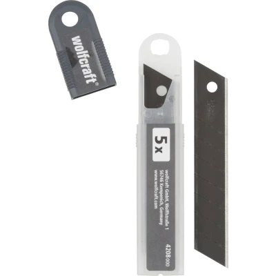 Afbeelding van Wolfcraft 4208000 Afbreekmesjes Profi Sharp 18 mm zwart 1 stuk(s)