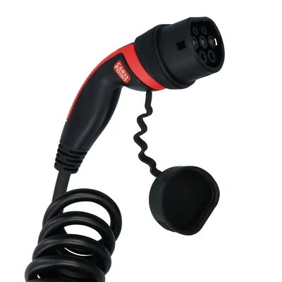 Afbeelding van Carpoint Spiraal Laadkabel Type 2 Stekker 32A 1ph 6 Meter