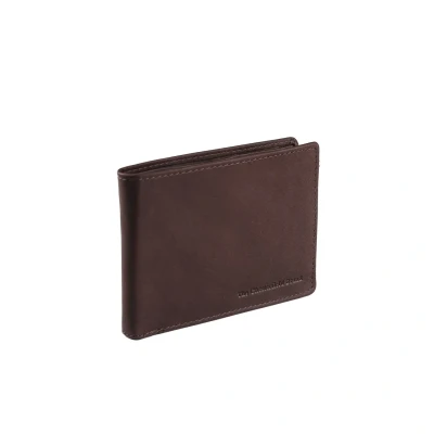 Afbeelding van The Chesterfield Brand Leren Portemonnee Bruin Timo