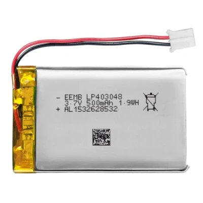Afbeelding van EEMB Lithium polymeer batterij 3,7 V 500 mAh 403048 oplaadbare lipo met JST connector controleer de polariteit van apparatuur en voor aankoop