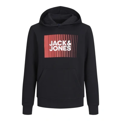 Afbeelding van Jack &amp; Jones Junior Jjecorp LOGO PLAY Hoodie voor kinderen, Maat: 116, Black