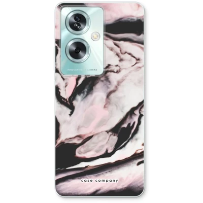 Afbeelding van Case Company® hoesje geschikt voor Oppo A79 Roze stroom Soft Cover Telefoonhoesje Bescherming aan alle Kanten en Schermrand