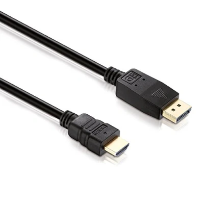 Afbeelding van HDGear Adapterkabel DisplayPort male naar HDMI 1 m zwart