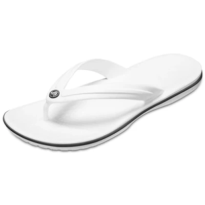 Image de Crocs Crocband Flip, Tongs mixte adulte, Blanc, 39/40 EU