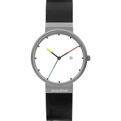 Afbeelding van Jacob Jensen Heren Horloge Analoog Quarz 32020797 One Size Zwart