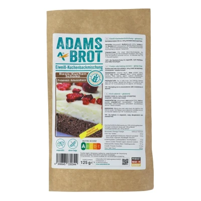Afbeelding van Adam&#039;s Cake Basis Bakmix cacao (125 gr)