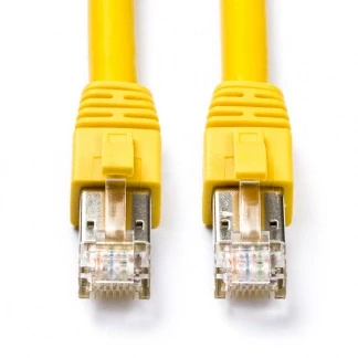 Afbeelding van Netwerkkabel Cat8 S/FTP 7.5 meter (100% koper, LSZH, Geel)