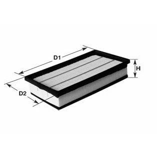 Afbeelding van CLEAN Filter MA3116 Luchtfilter 76mm insert CITROËN: C5 III Estate, 3, II Hatchback, PEUGEOT: 607 Saloon