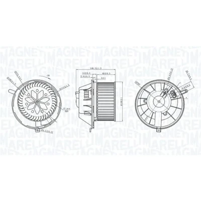 Afbeelding van Magneti Marelli Kachelventilator 069412229010