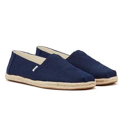 Afbeelding van TOMS Alpargata Rope Classic mocassinzool voor heren, Blauw, 44 EU
