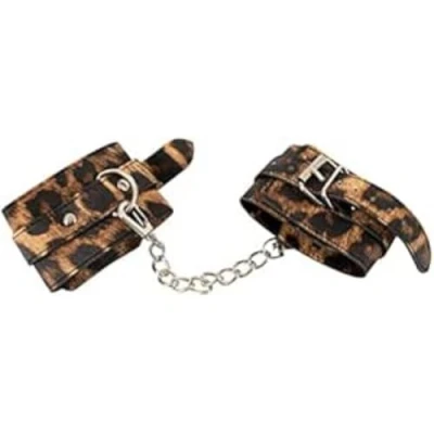 Afbeelding van Handboeien met Leopard Look