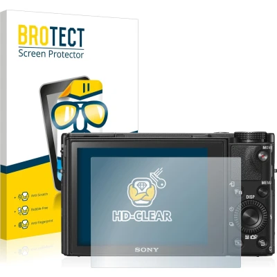Afbeelding van BROTECT Screenprotector voor Sony Cyber Shot DSC RX100 VI Folie Beschermfolie transparant (2 Stuks)