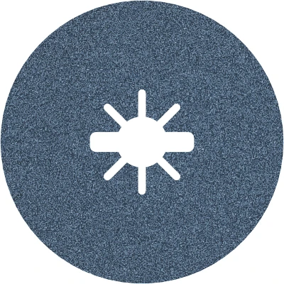 Image de BOSCH 2608619162 Disque fibre X LOCK, 125mm, grain 80, R574, Best for Metal