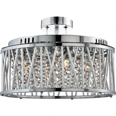 Afbeelding van Met glaskristallen versierde hanglamp Elise
