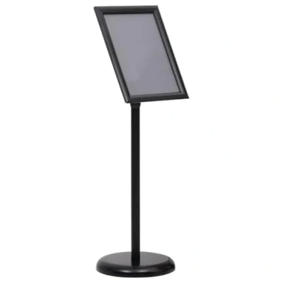 Afbeelding van Posterstandaard A4 aluminiumlegering zwart