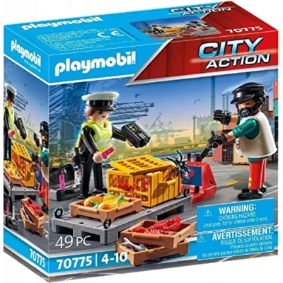 Image de Playmobil City Action Ouvrier et Douanière 70775
