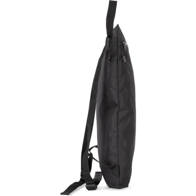 Afbeelding van Kimood Trendy, platte en gerecycleerde rugzak KI0183 Black