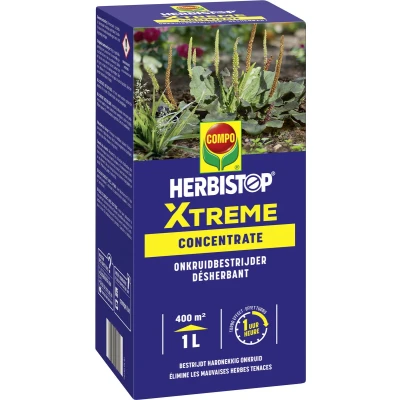 Afbeelding van Herbistop Xtreme krachtige totale onkruidbestrijder concentraat resultaat binnen 1 uur verpakking 1L (400 m²)