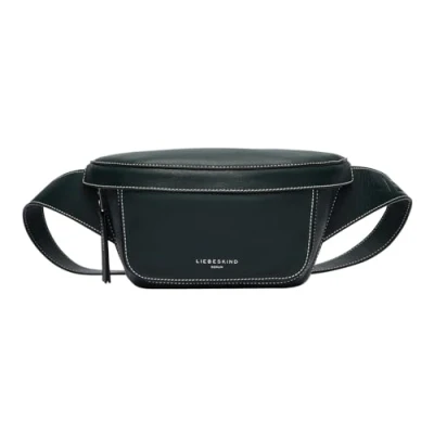 Afbeelding van LIEBESKIND BERLIN Leren Gordeltas Schoudertas Alessa 2 Kodiaq Belt Bag Mystic River Petrol