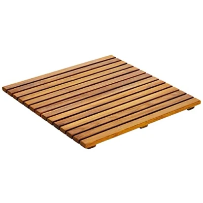 Afbeelding van Asinox TEK4A5050 doucherooster, hout, bruin, 50 x 4 cm