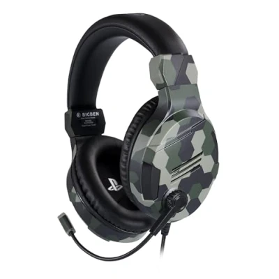 Afbeelding van Bigben Gamingheadset V3 PS4 Camo Groen (ps4ofheadsetv3green)