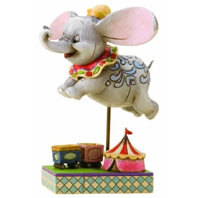 Afbeelding van Disney Traditions 4010028 Dumbo Zelfverzekerd om te vliegen, kunsthars, 11,5 cm