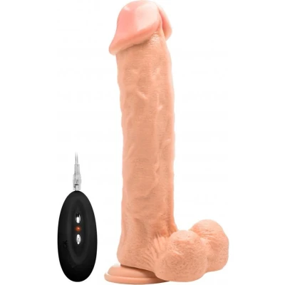 Afbeelding van Vibrerende realistische vibrator met zuignap 29,5 cm