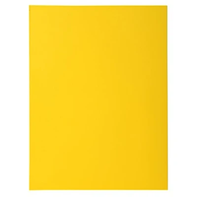 Afbeelding van Exacompta Art. Nr. 218011E 50 stuks harde schalen met 1 Rock&quot; klep 210 g/m² krachtige kleuren PEFC gecertificeerde snelhechter afmetingen 24 x 32 cm voor DIN A4 formaat kleur citroengeel