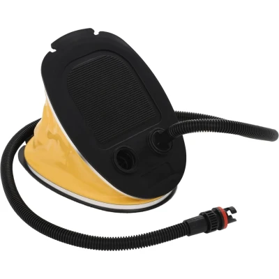 Afbeelding van Voetpomp 21X29,5 Cm Pp En Pe Grijs Geel