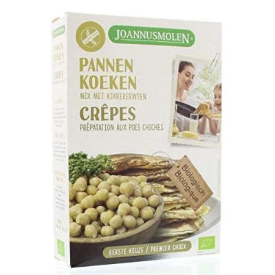 Afbeelding van Pannenkoekenmix Kikkererwten Biologisch (Glutenvrij) 300g