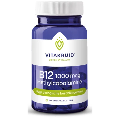 Afbeelding van Vitakruid B12 1000mcg Methylcobalamine Smelttabletten
