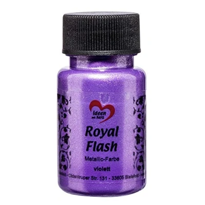 Afbeelding van Royal Flash Metallic acrylverf met fijne deeltjes, 50 ml, violet