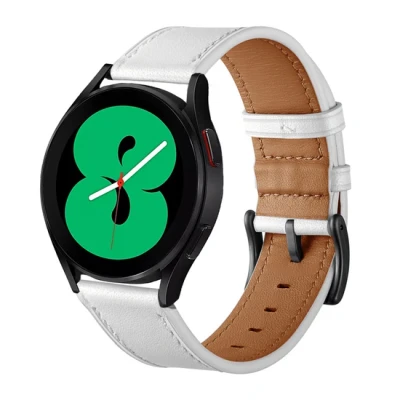 Afbeelding van Garmin Approach S12 / S40 S42 lederen bandje Wit
