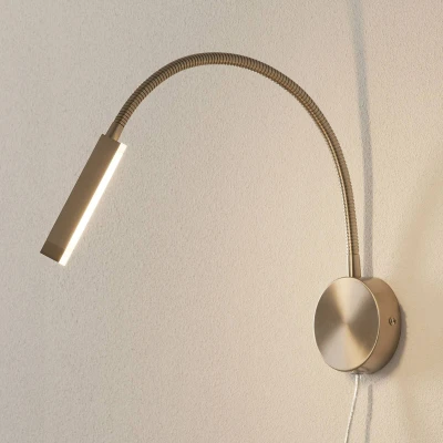 Afbeelding van Traploos dimbare LED wandlamp Raik met stekker