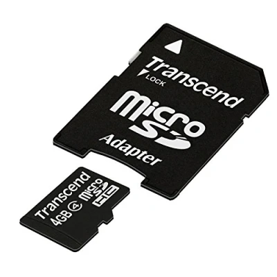 Afbeelding van Transcend TS4GUSDHC4 4 GB Micro SDHC flash geheugenkaart