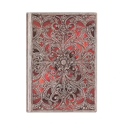 Afbeelding van Notitieboek Flexis Paperblanks Garnet Midi Blanco