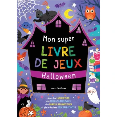 Afbeelding van MON SUPER LIVRE DE JEUX HALLOWEEN